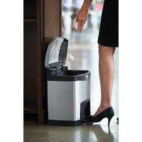Collecteur Slim Jim Step On Front Step 15 L inox mat, noir - Image 2