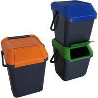 Poubelle EasyMax 35 L noir/vert - Image 3