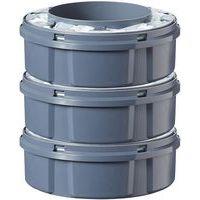 Lot de 3 Cartouche d'enveloppes plastique pour couches bébé 1x3 pièce - Image 2