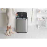 Poubelle Touch BO 60L inox mat - Image 2