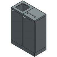 Poubelle de tri sélectif Bica 886 2x45L - Image 2