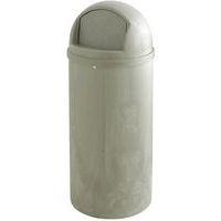 Poubelle marshall Dome - 95L - Beige - Rubbermaid - Image 2