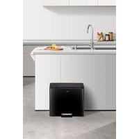 Poubelle à pédale Essential Recycler Step Bin 20+9 L noir - Image 3