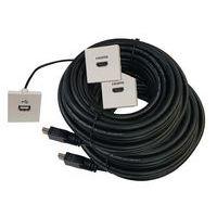 Kit déport spécial VPI : 2x HDMI 10 m + USB 20 cm - Image principale