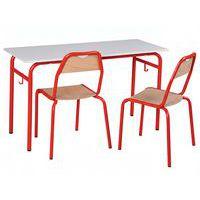 Lot de 15 tables Romane + chaises Etude 4 pieds - Manutan Expert - Image 3
