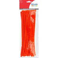 Lot 50 chenilles 0,8x30 cm orange - Artemio