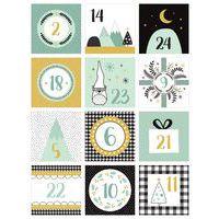 Stickers carrés en attendant noel (x24) thumbnail image 3