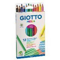 Etui 12 crayons de couleurs Giotto Méga mine Ø 5,5 mm - Image principale