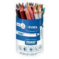 Pot 36 crayons couleur 12 cm Ferby lyra Ø mine 6,25 mm - Image principale