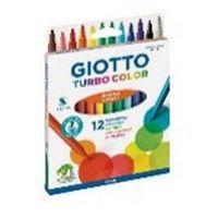 Etui carton 12 feutres assortis Turbocolor Giotto pointe 2.8 mm - Image principale