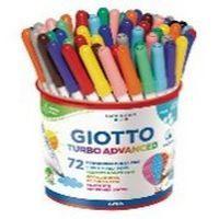 Pot 72 feutres couleur assortis Giotto turbo Advanced pointe moyenne - Image principale