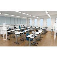 Table scolaire NAXEL avec casier- Mirplay school - Image 2