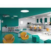 Meuble de rangement incurvé Marie avec 2 compartiments blanc-MIRPLAY School - Image 3