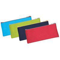 Trousse plate en nylon couleurs assorties - Image principale