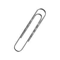 Trombone 77 mm acier galvanisé bout rond forme ondulée - Image principale