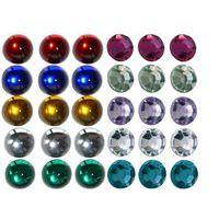 Sachet de 200 cabochons 1 cm coloris assortis - Image principale