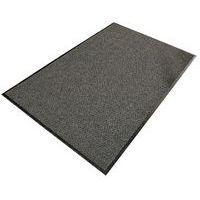 Tapis d'entrée polypropylène à chevrons 90 x 60 cm Anthracite - Image 2