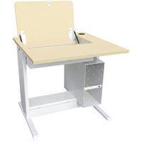 Poste Man Modulo escamotable, support UC avec barre - Manutan Expert - Image 3