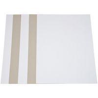 Feuille carton 1 face grise 1 face blanche 640g 50x65cm 1mm (lot de 5 feuilles) - Image principale