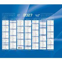 Calendrier banque - Bleu - Année 2027 - Quo Vadis - Image principale