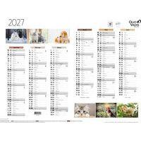 Lot de 10 Calendrier 2025 FANTAISIE 55X40,5 animaux par 10 - Image principale