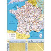 Lot de 10 Calendrier annuel vertical fr arc en ciel par 10 - 43x55cm - Image 2