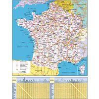 Lot de 10 Calendrier annuel vertical fr bleu par 10 - 43x55cm - Image 2