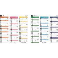 Lot de 10 Calendrier origami 13 fr arc en ciel par 10 - 26x13cm - Image 2