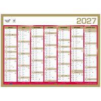Lot de 10 Calendrier banque fr or par 10 - 55x40,5cm - Image 2
