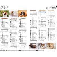 Lot de 10 Calendrier 2025 FANTAISIE 27X21 animaux par 10 - Image 2