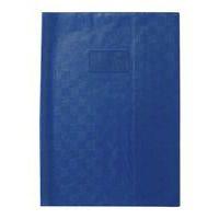 Protège-cahier grain madras 22/100ème 17x22 cm bleu (lot de 20) - Image principale