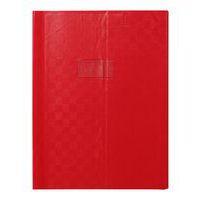 Protège-cahier grain madras 22/100ème 24x32 cm rouge - Image principale