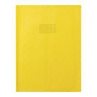 Protège-cahier+ grain madras 22/100ème 24x32 cm jaune - Image principale