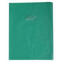 Protège-cahier grain cuir 20/100ème 24x32 cm vert - Image principale