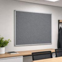 Panneau d'affichage textile Hxl : 90x120 cms - Fond Gris - Image 5