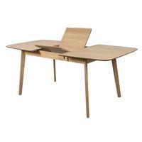 Table réunion Kenna extensible 140 180x75x80 cm Chêne/chêne - Image 3