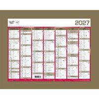 Lot de 10 Calendrier banque fr or par 10 - 27x21cm - Image principale