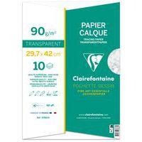 Pochette papier à dessin calque supérieur A3 10 feuilles 90g - Image 2