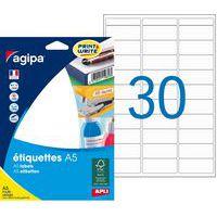 Etui A5 de 480 étiquettes blanches multi-usages 19 x 38 mm - Image 3
