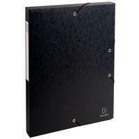 Boite de classement exabox carte lustrée dos 25 mm noir - Image principale