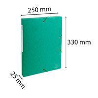 Boite de classement exabox carte lustrée dos 25 mm vert - Image 3