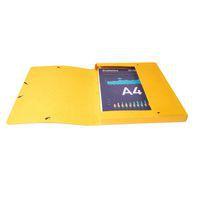 Boite de classement exabox carte lustrée dos 25 mm jaune - Image 4