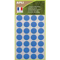 Pochette de 168 pastilles adhésives diamètre 15 mm bleu - Image principale