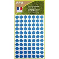 Pochette de 462 pastilles adhésives diamètre 8 mm bleu - Image principale