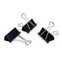 Pince métal à double clip 19 mm (lot de 12) - Image principale