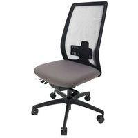 Chaise de bureau Oregon dos résille noire assise gris moyen - Image 5
