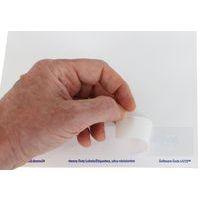 Étiquette autocollante ultra-résistante blanche - Impression Laser - Image 3
