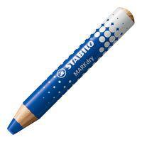 Schoolpack 30 crayons marqueurs MARKdry bleu + 2 taille-cray - Image 4