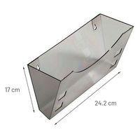 Support mural pour porte-brochures Helit - A4 et A5/A6 - Transparent - Image 2