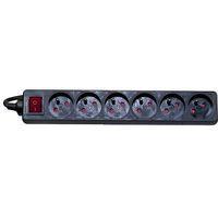 Multiprise 6 prises avec interrupteur noire - 4,0 m - Image 4